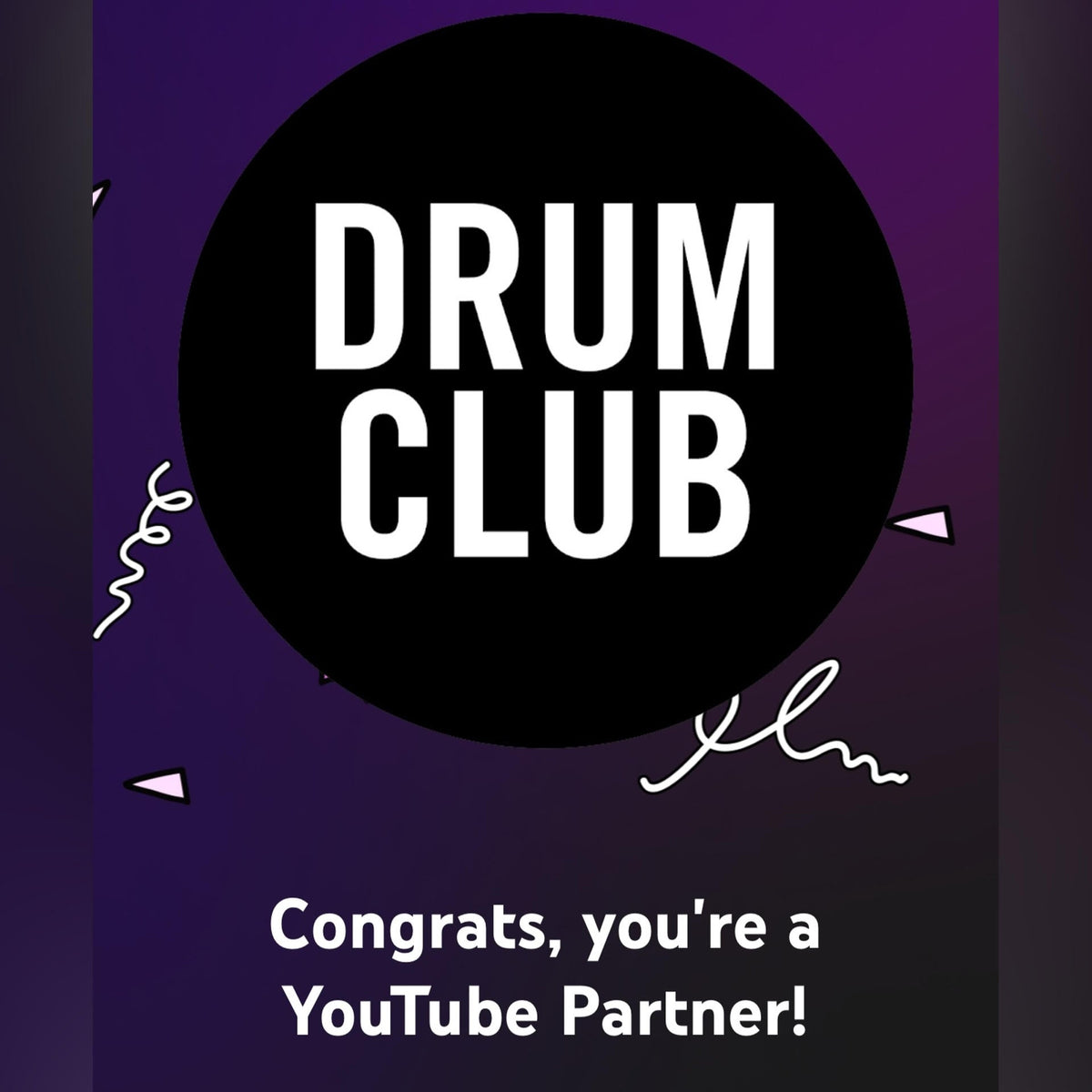 DRUM CLUB celebrates becoming an official YouTube Partner, marking a major milestone for the global drumming community and media platform for drummers and percussionists.