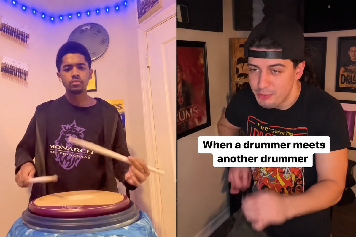 When Two Drummers Meet… This Is Exactly What Happens 😂🥁