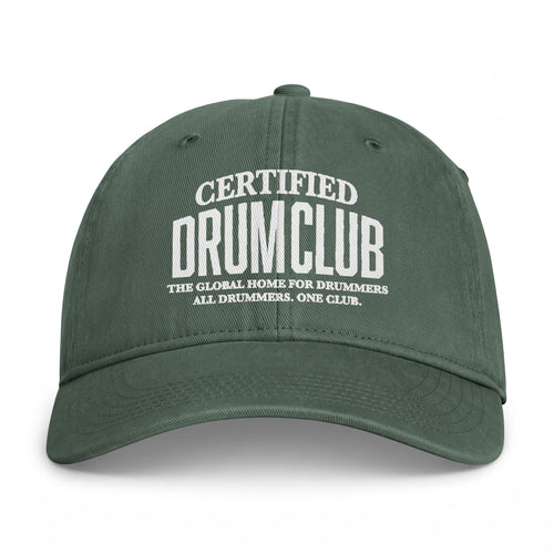 Certified Drum Club Vintage POCKET Washed Cap