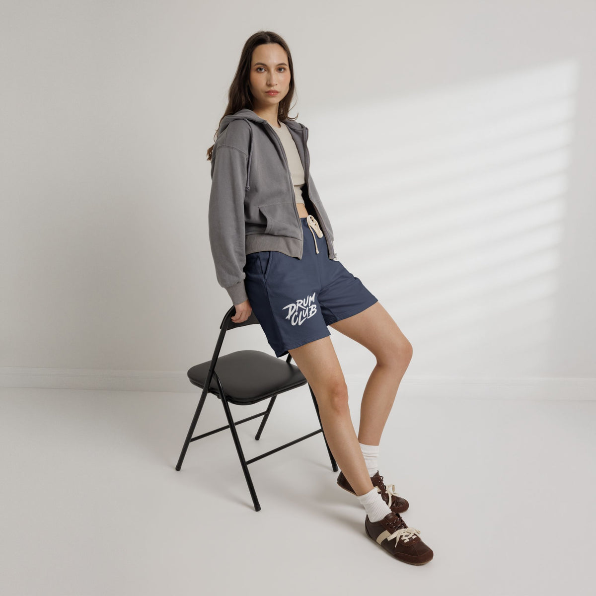 DRUM CLUB Brush Garment-Dyed Fleece Shorts | Unisex