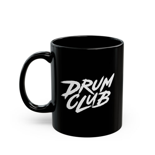 DRUM CLUB Brush Black Mug