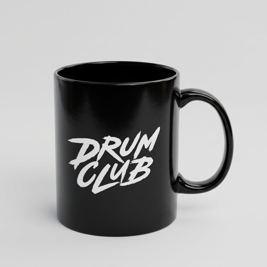 DRUM CLUB Brush Black Mug